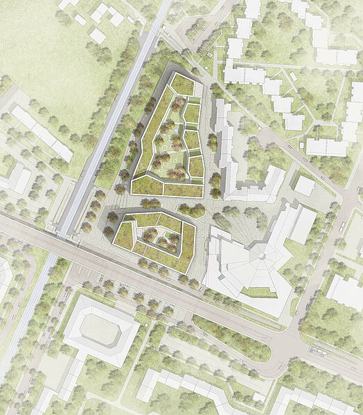 WB Stadtzentrum Unterschleißheim 1. Preis